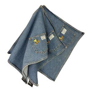 1995 LOONEY TUNES Kitchen Classics Denim PLACEMATS Warner Bros Set 3 Tweedy Bird